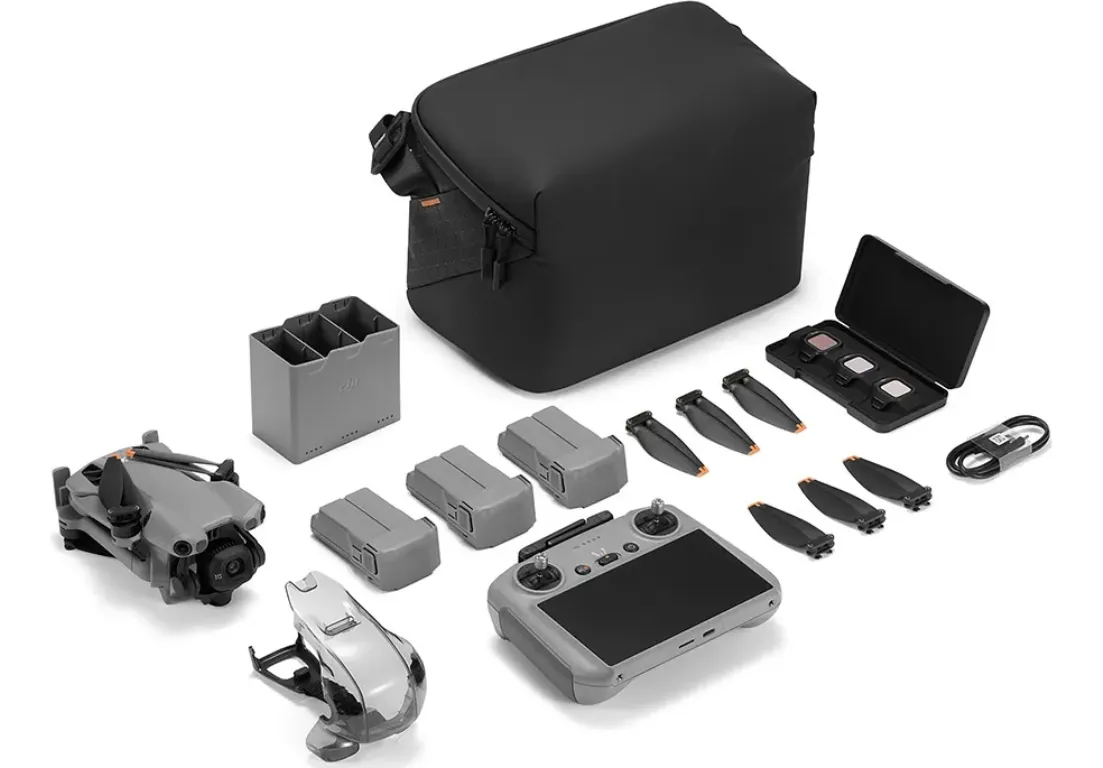 Drone Dji Mini 5 Pro Fly More Combo Plus C/ Tela E 52min Cinza